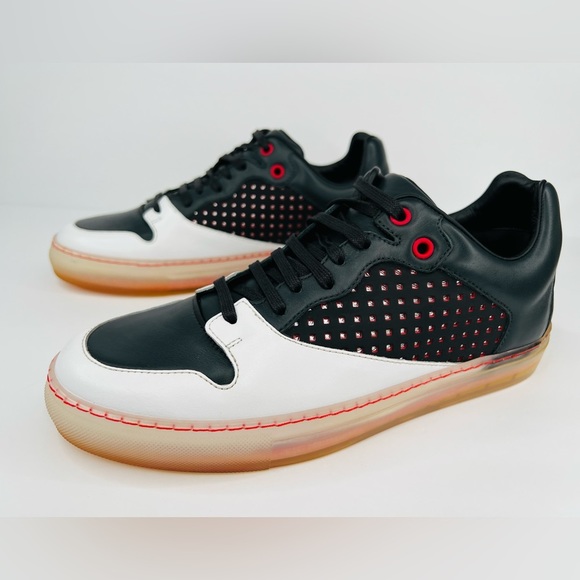 Balenciaga Perforated Navy Leather Translucent Men Sneakers. Size EU 39 - Picture 16 of 16